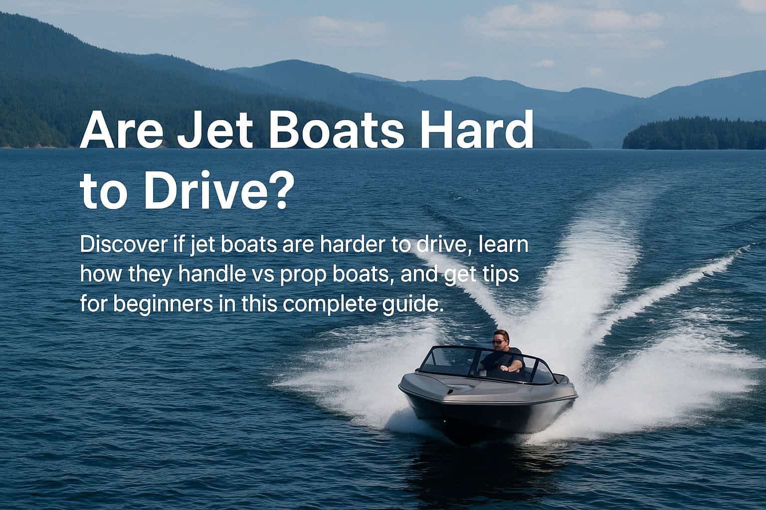 Are Jet Boats Harder to Drive