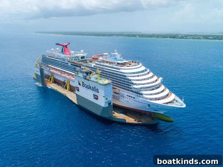 How a Dry Dock Lift Raised a Carnival Cruise Ship
