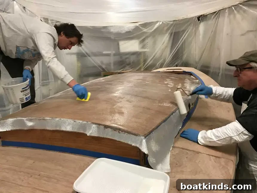 Deck replacement in progress