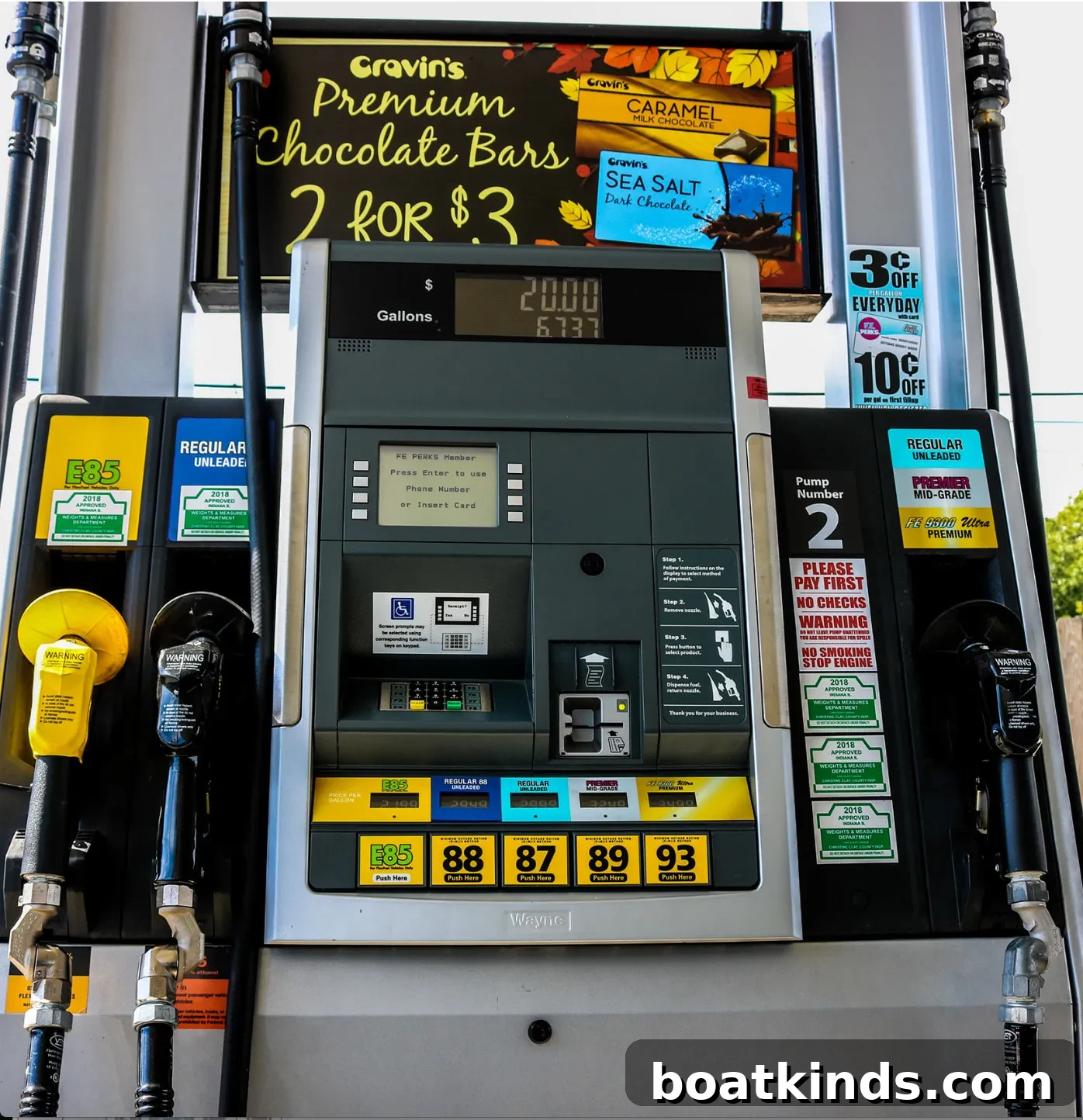 Can You Spot the Problem with This Gas Pump? 2 Gas pump with unclear ethanol labeling