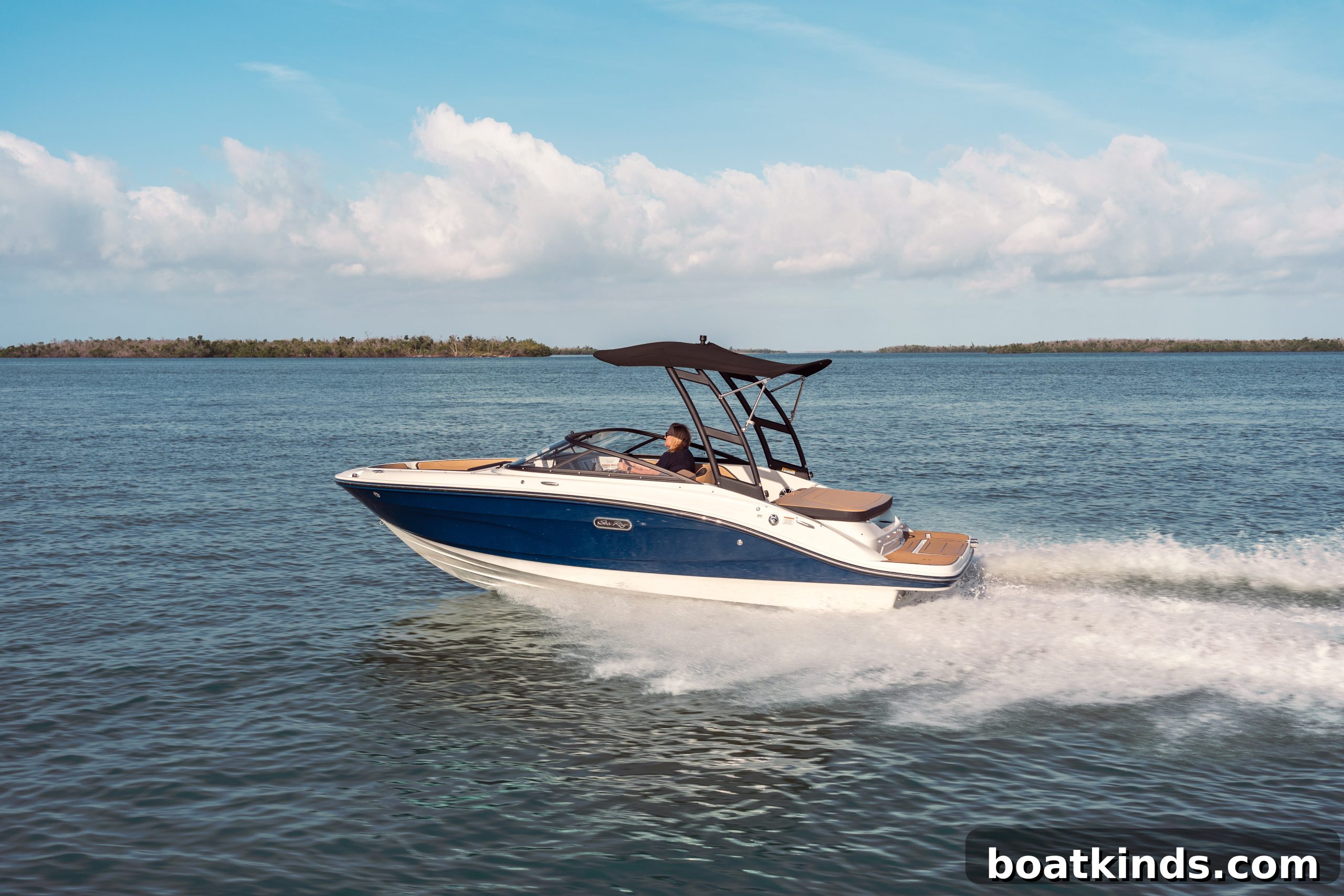 Sea Ray SPX 190 bow seating