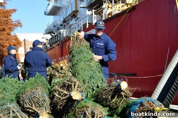 Rouse Simmons: The Christmas Tree Ship Sinking Explained 2 Coast Guard Cutter Mackinaw arriving at Navy Pier with Christmas trees