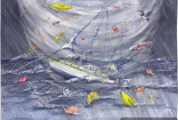 Surviving a Storm at Sea Aboard a Sturdy Boat