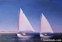Catboats on Long Island Sound: Seascapes