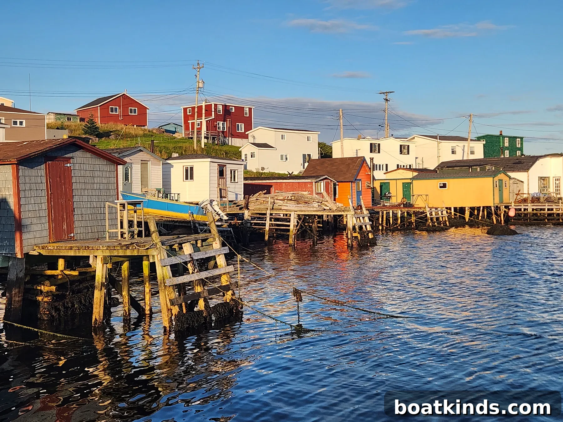 Approaching Channel-Port aux Basques at dusk