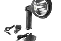 Portable Rechargeable LED Spotlight for Camping and Emergencies