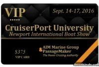 CruiserPort U Boosts VIP Seminar Discounts at Newport Boat Show
