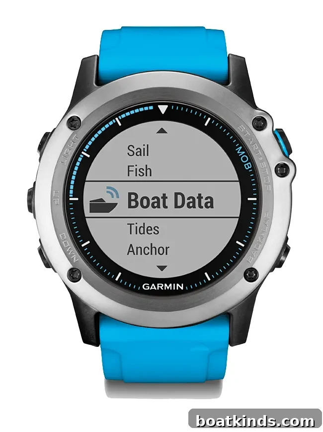 Garmin GPSMAP helm display