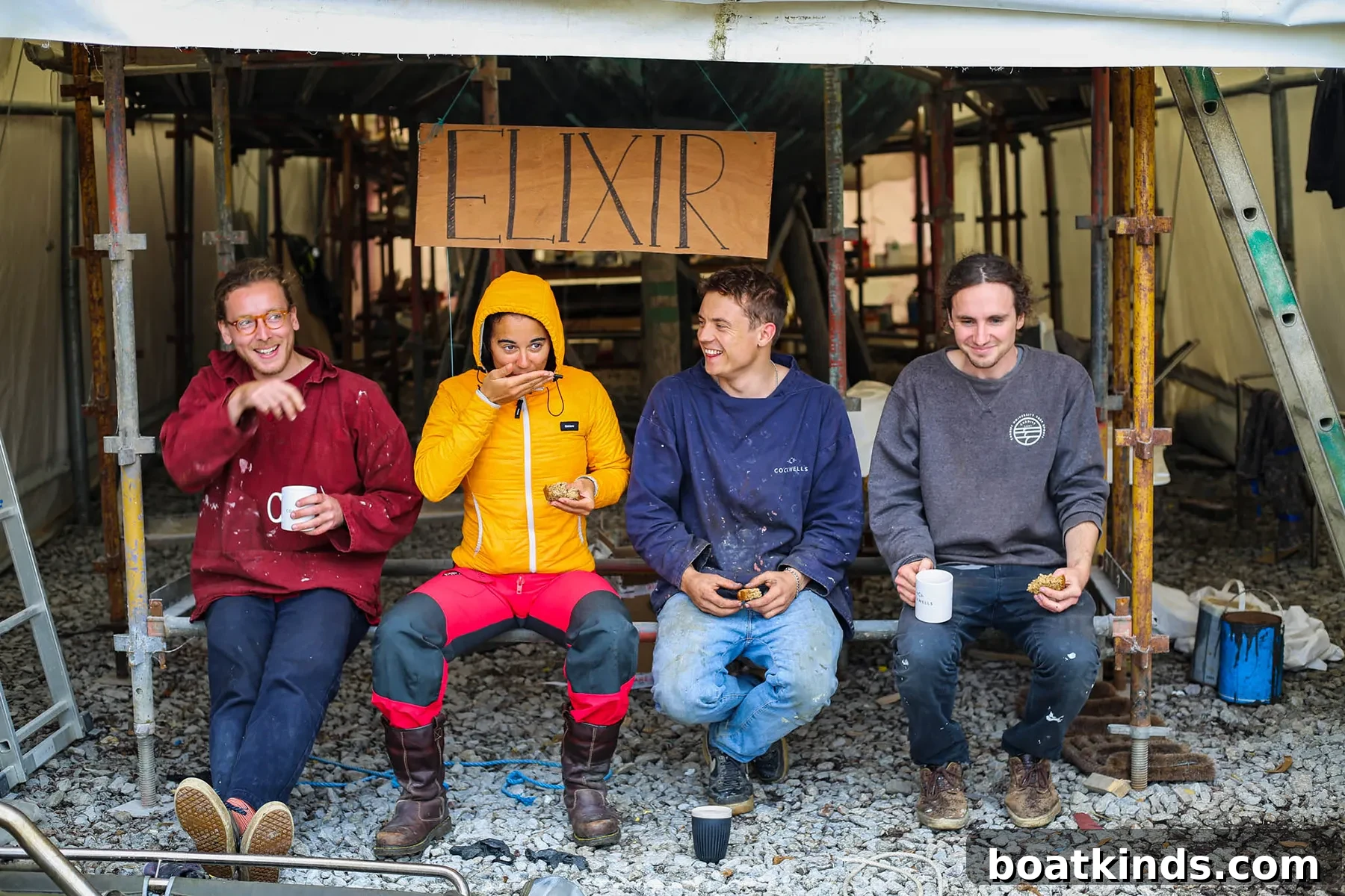 Sailing adventures and crew aboard Elixir