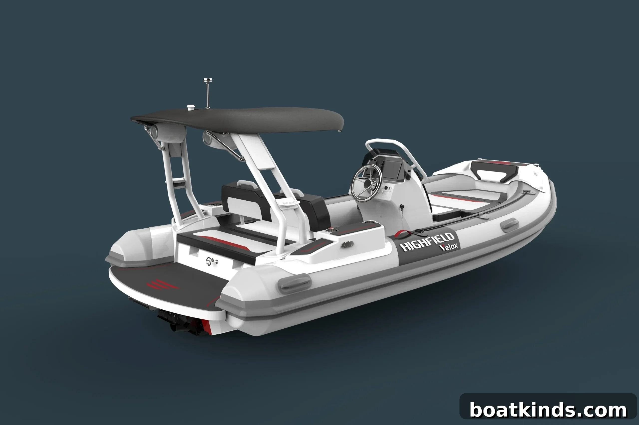 Highfield Boats Unveils Jet-Powered Rigid Inflatable Boat 2 Highfield Velox 420 jet-powered RIB