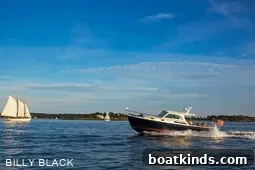 Hull and chines of the Downeast 37