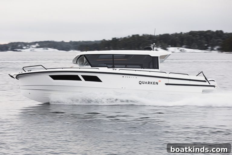 Quarken 35 Cabin Cruiser Review and Specs