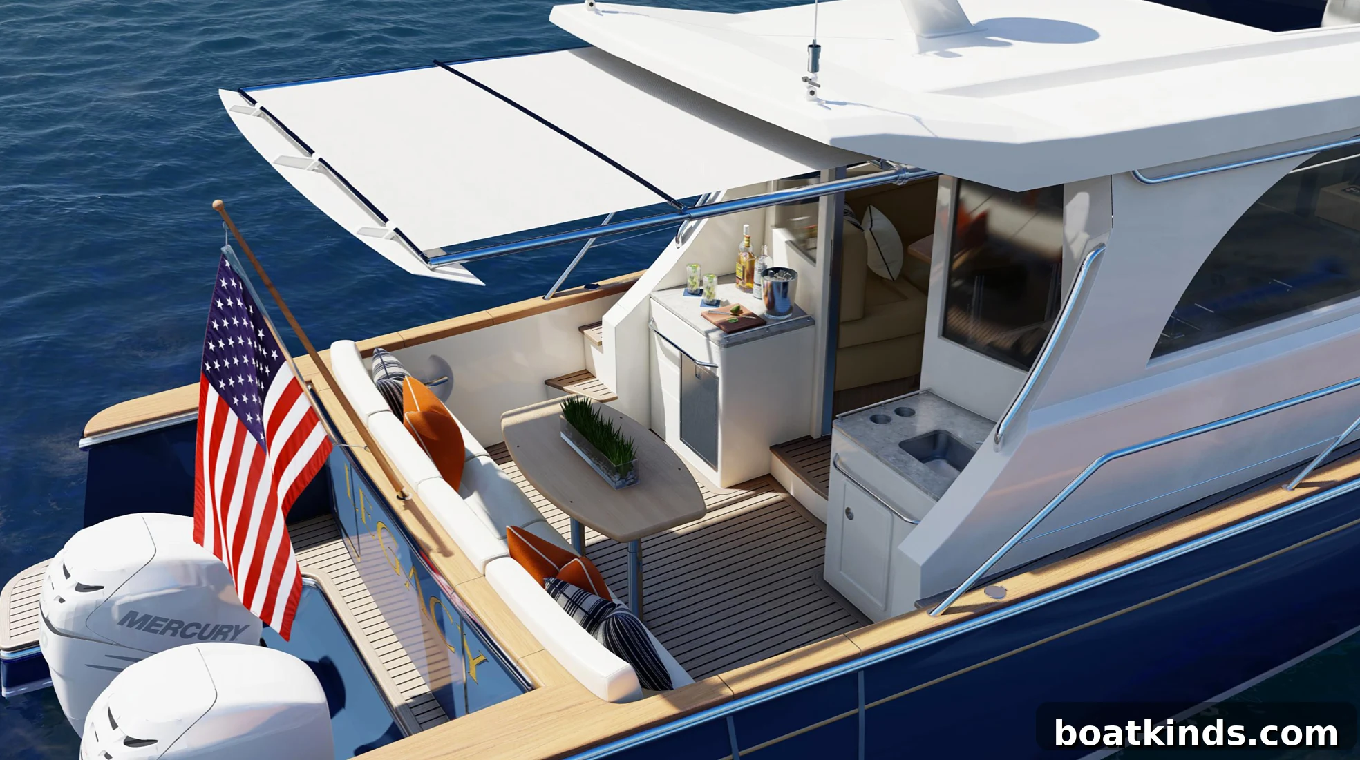 Legacy 12 owner cabin or bow lounge