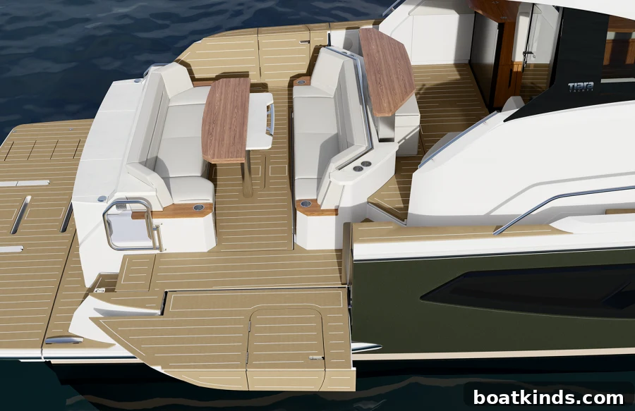 Tiara Yachts EX 54 cockpit