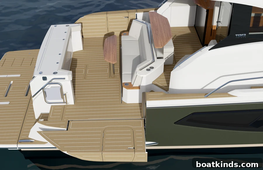 Tiara Yachts EX 54 seating