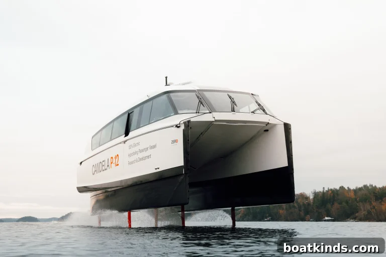 Candela Unveils Electric Foiling Passenger Ferry