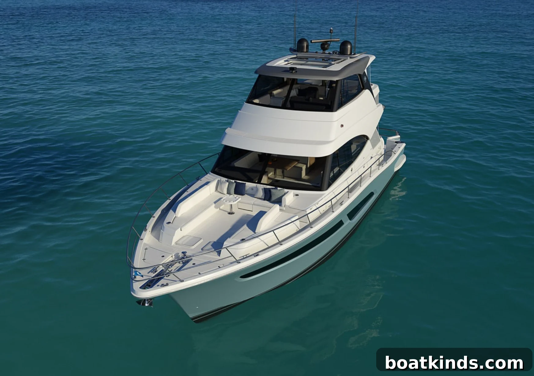 Riviera 58 flybridge and cockpit
