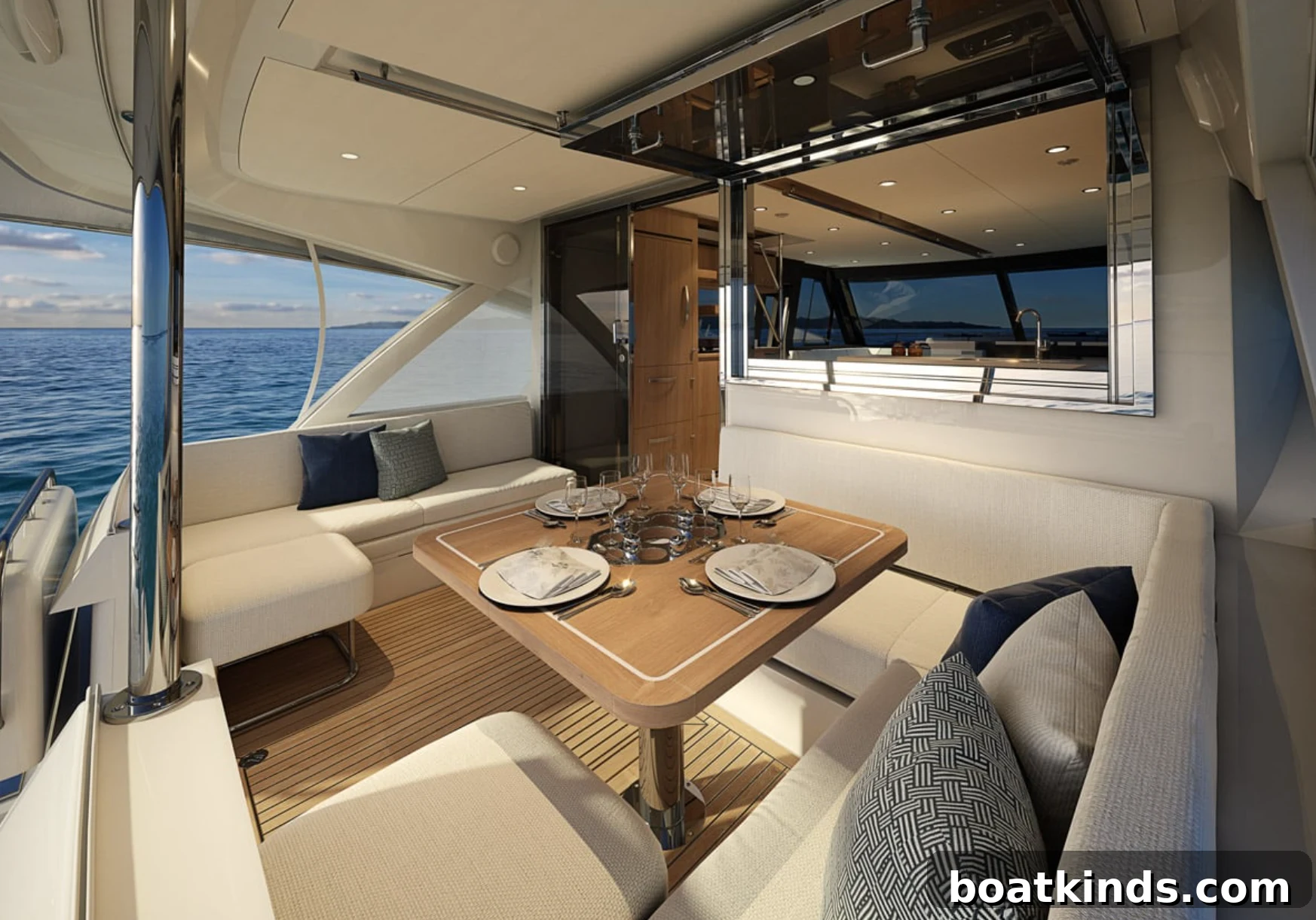 Riviera 58 owner's stateroom interior