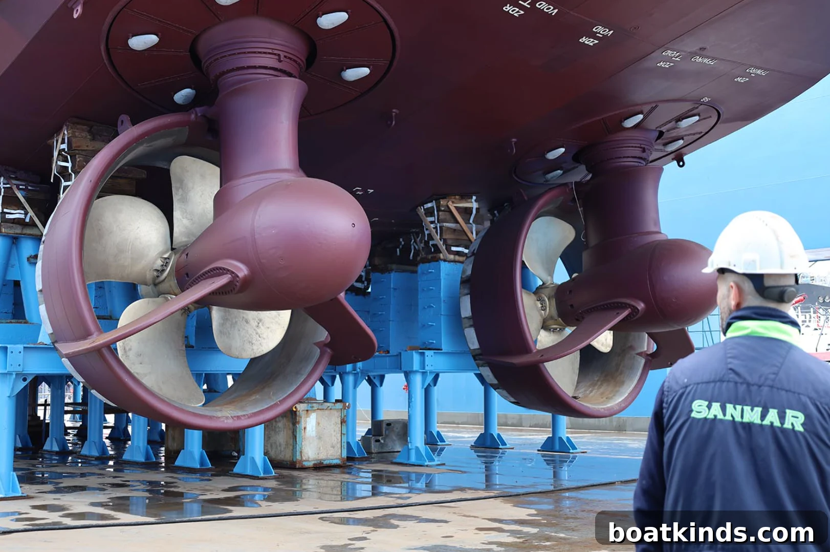 Interior and deck of HaiSea Wamis electric tug
