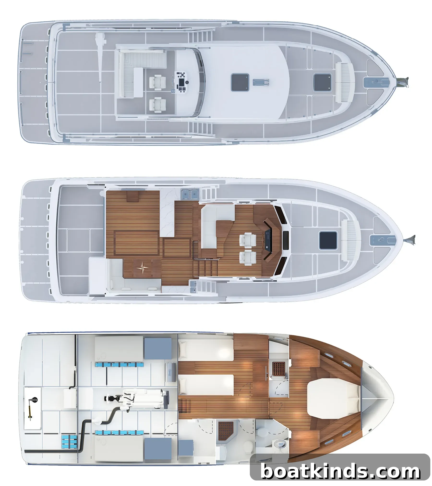 Helmsman 46 Pilothouse profile