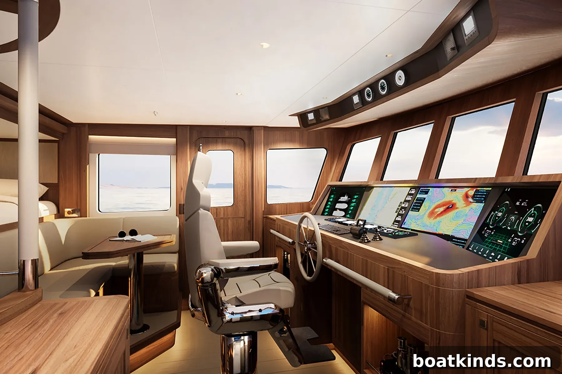 Interior and systems work on the Doggersbank 77-footer