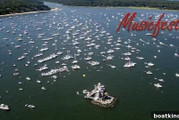 Boaters Drop Anchor for Huntington Lighthouse Music Festival