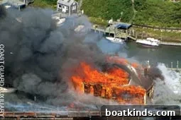 Historic station keeper or boathouse