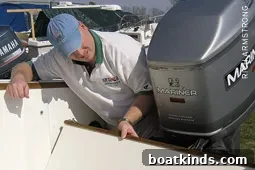 Boat undergoing a sea trial