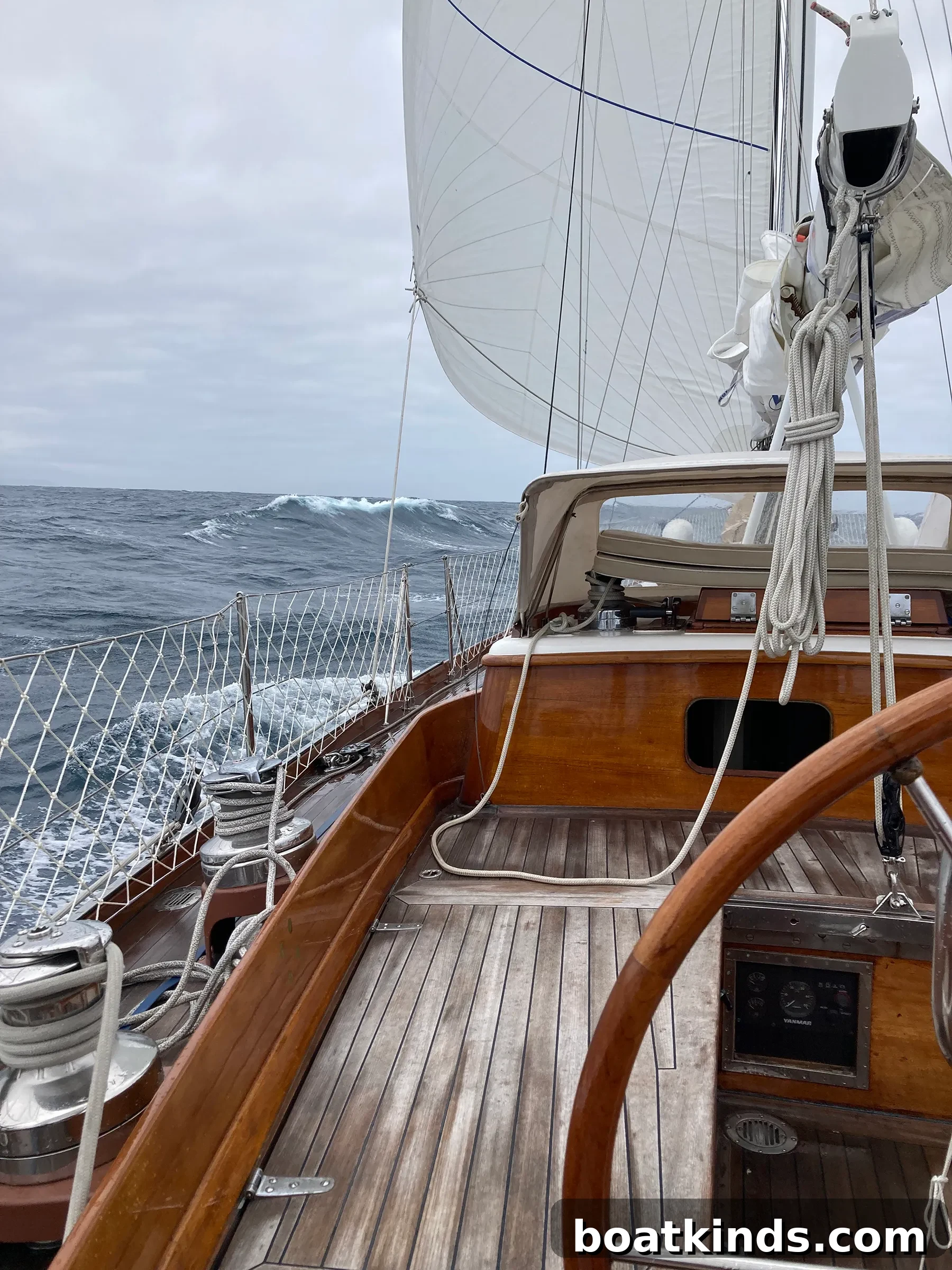 Preparing the yawl for a passage