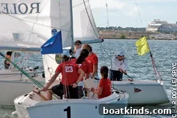 Sailing the Long Island Sound: Sailboat Scenes and Views 2 Giulia Conti and her crew after winning the 2008 Rolex Osprey Cup