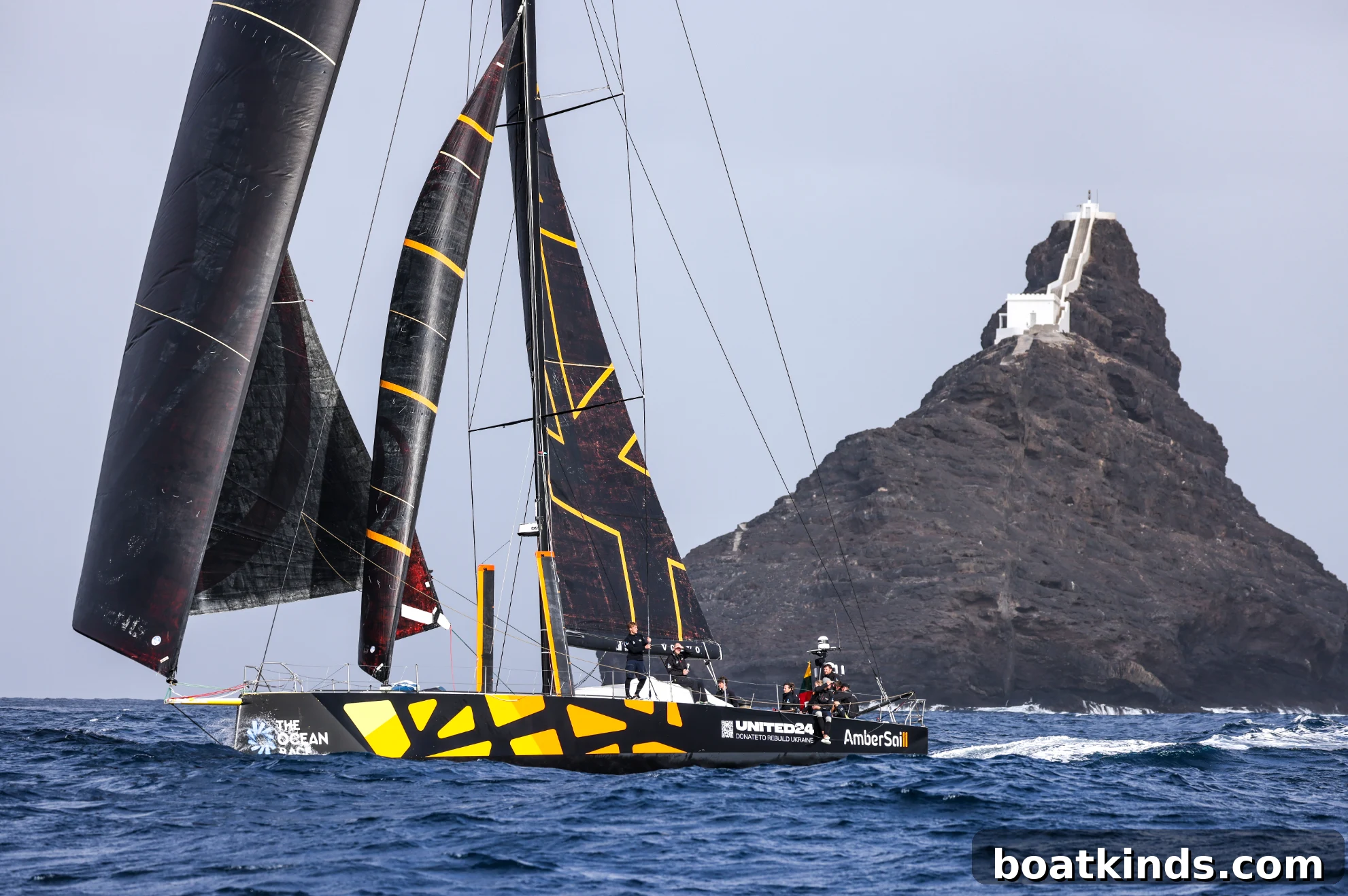 VO65 fleet in close racing