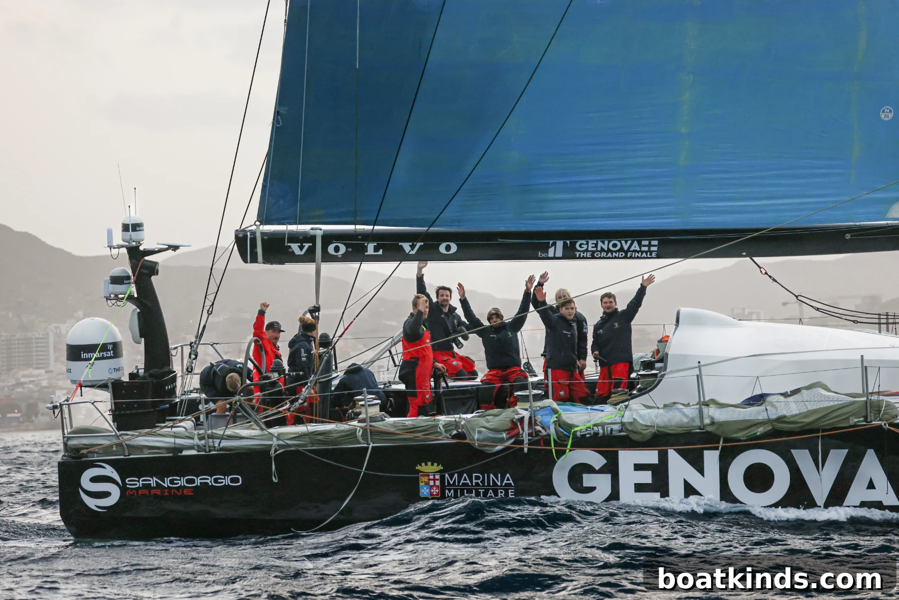 Crews preparing during the stopover