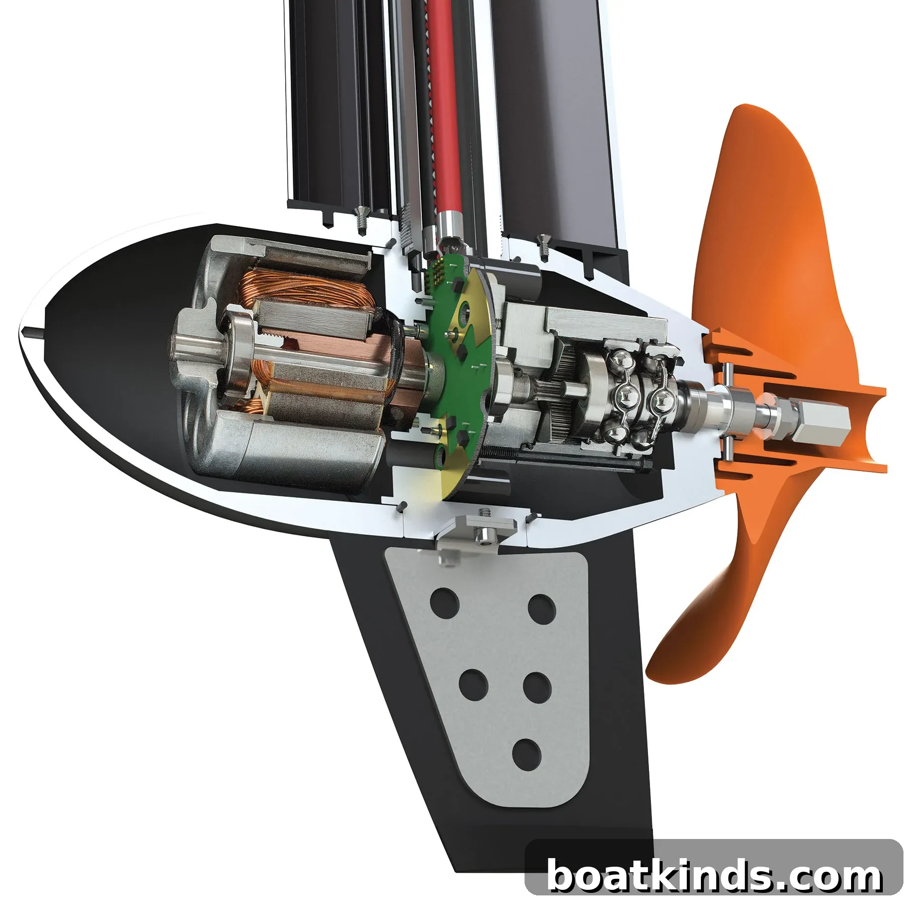 Mahi Two close-up of pod drive