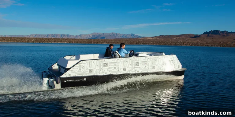 GM and Pure Watercraft Unveil New Electric Pontoon Boat