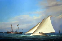 Marine Artist William Davis Reimagines Vineyard Sound