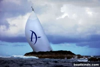 Photos: Superyacht Racing Past Rocks at St Barths Bucket
