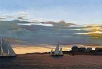 Maritime Artist Loretta Krupinski Bailey Captures Late Light