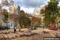 NYC Teens Convert Trees From Art Project Into Boats