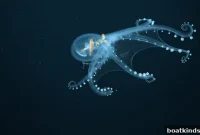 Underwater Robot Camera Captures Elusive Glass Octopus