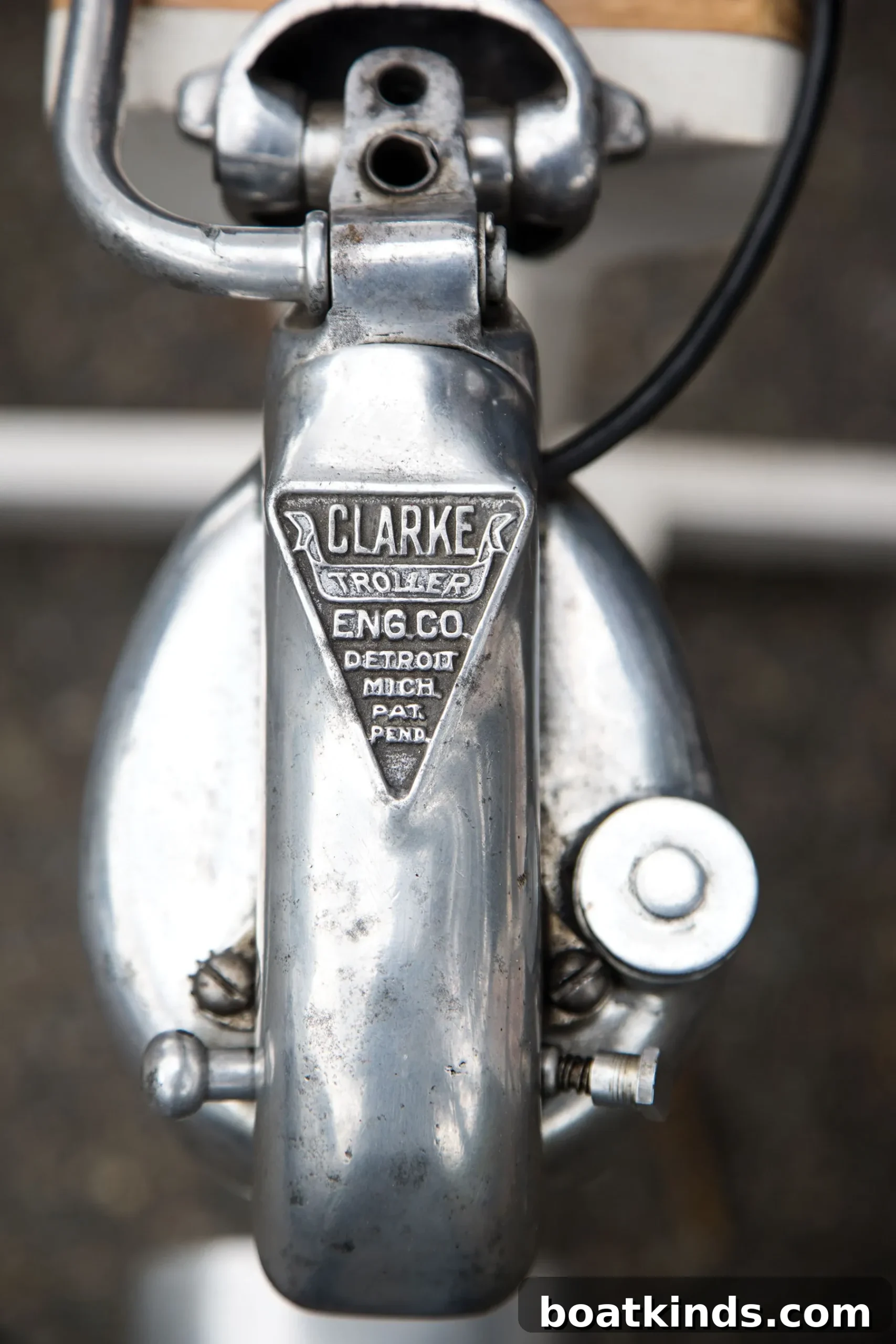 Antique Caille outboard engine