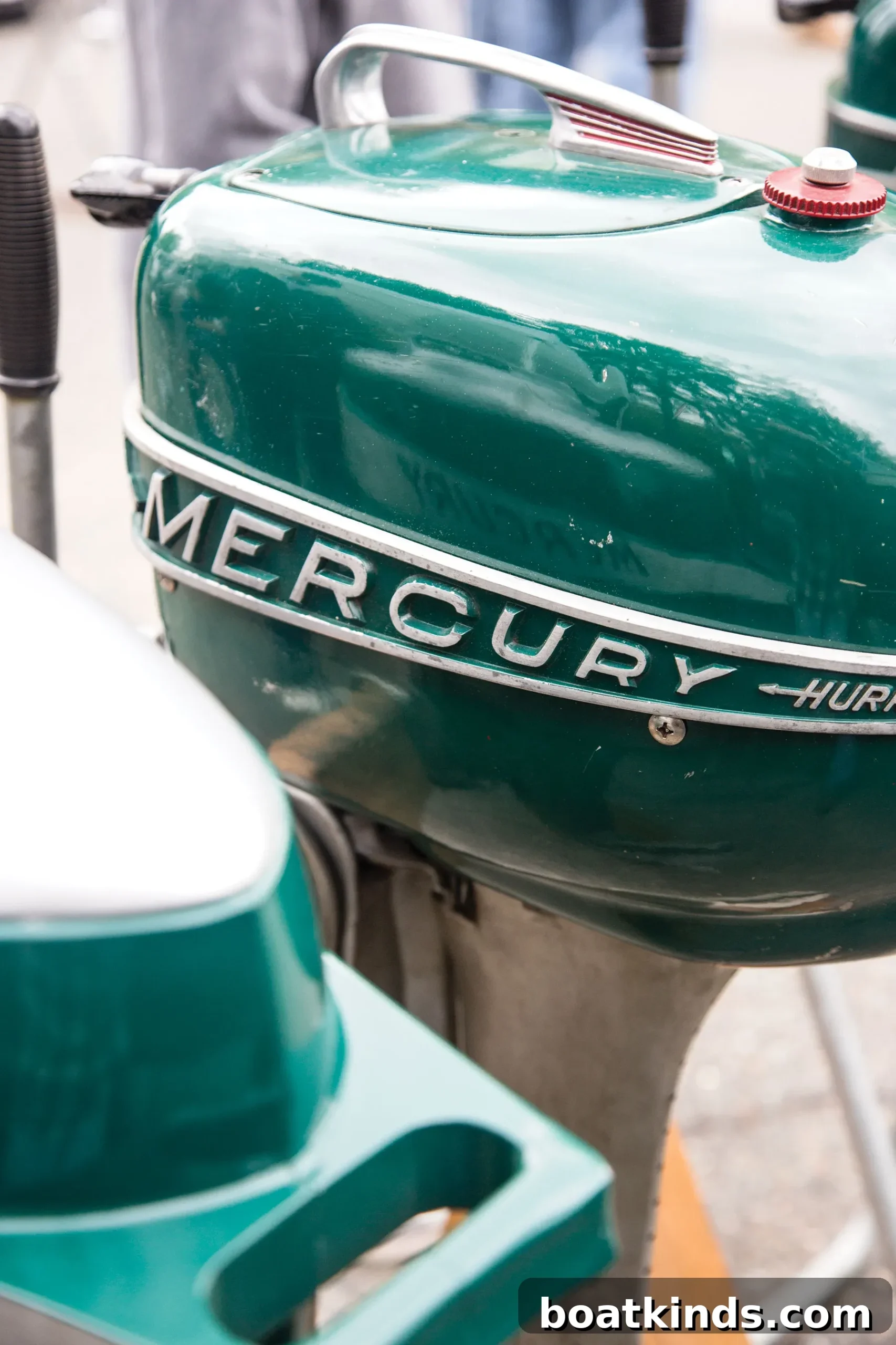 Vintage outboard details and controls