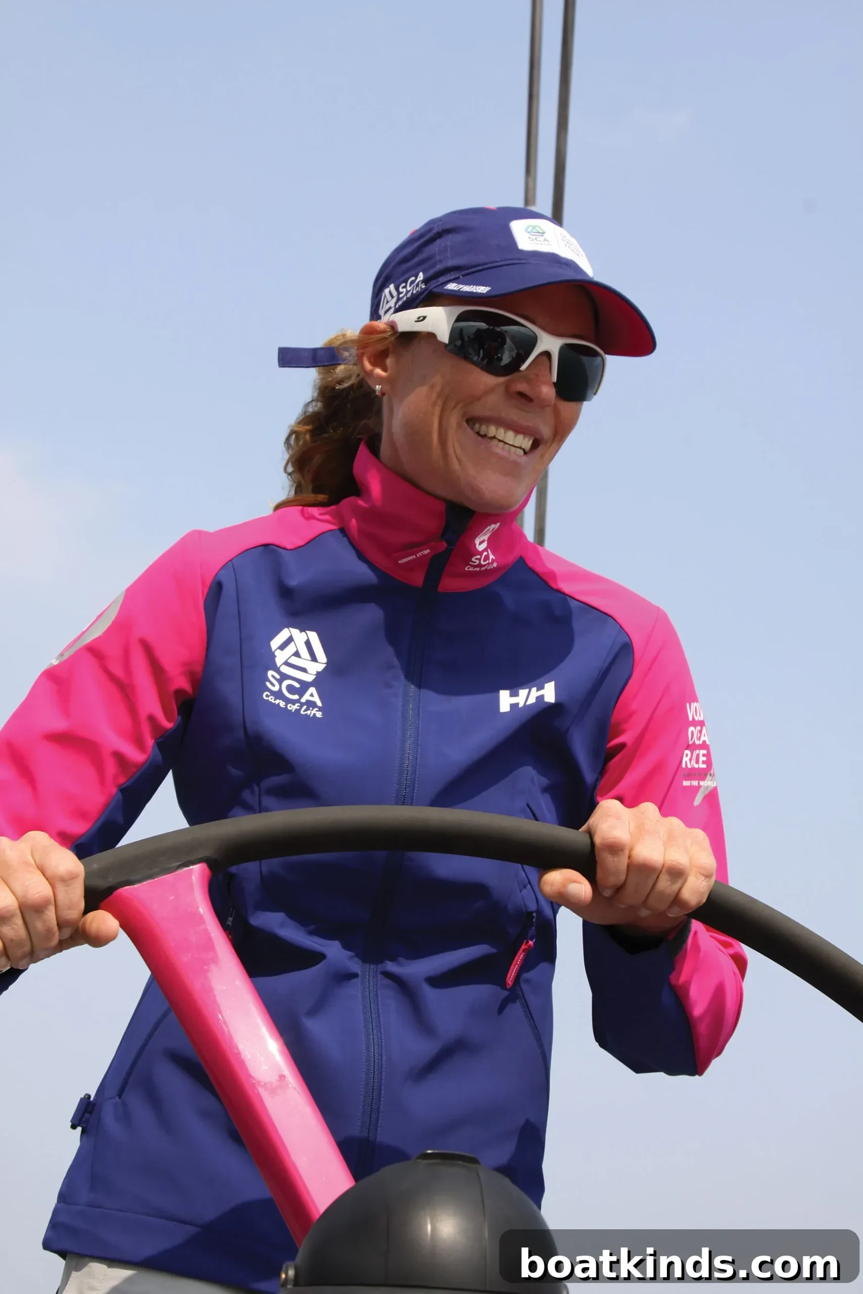 Sailing team on deck