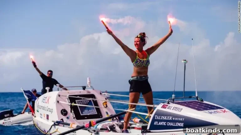 Woman Sets Solo Rowing World Record