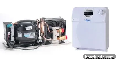 Isotherm air-cooled compressor close-up