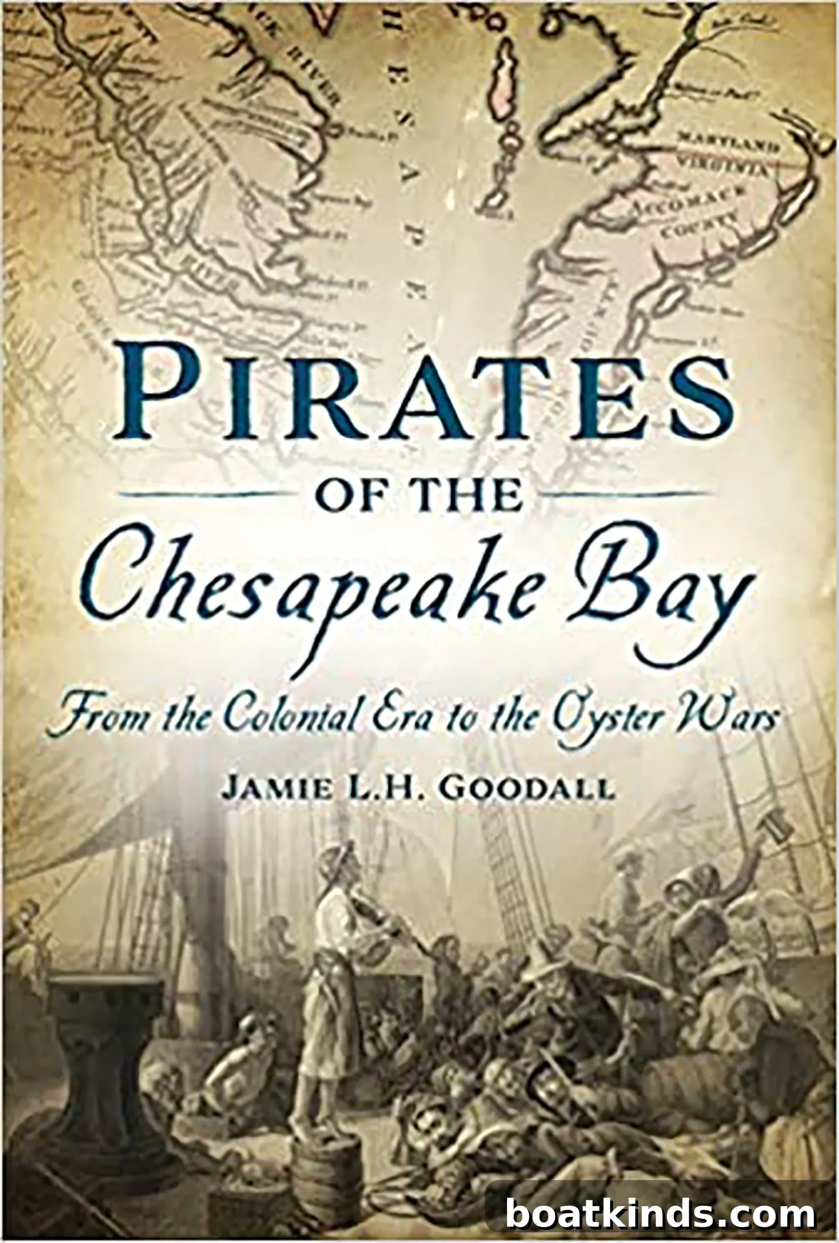 Historic map and nautical tools